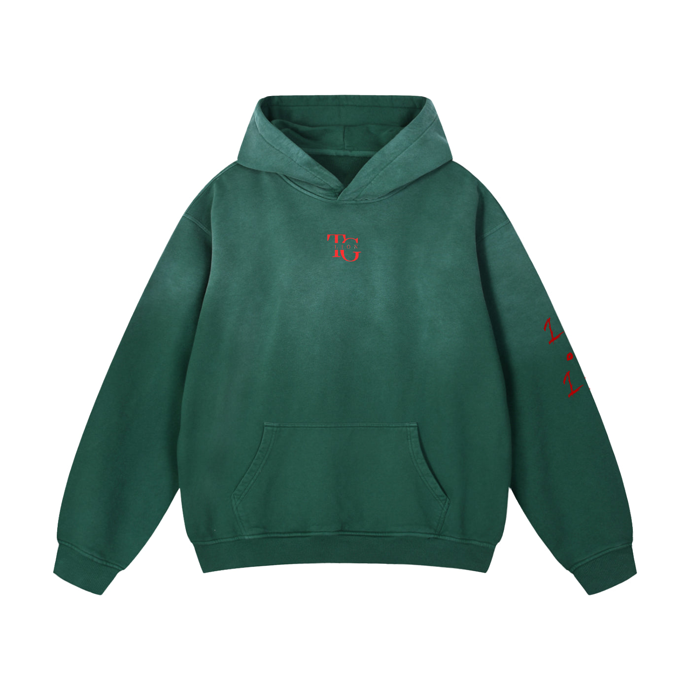T.G. Lion Sun fade Oversized Hoodie