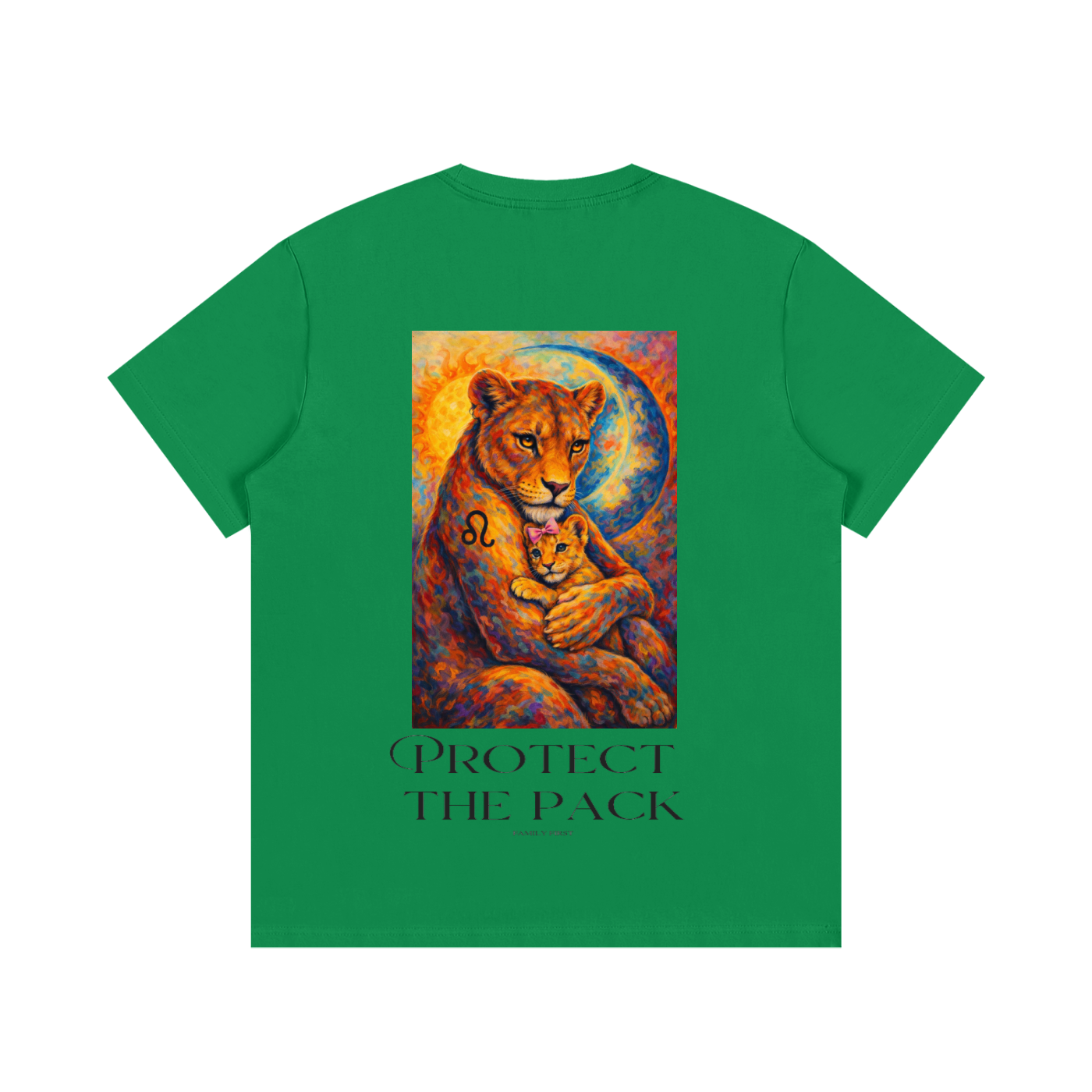 24/7 Mom T.G.Lion Cotton T-Shirt