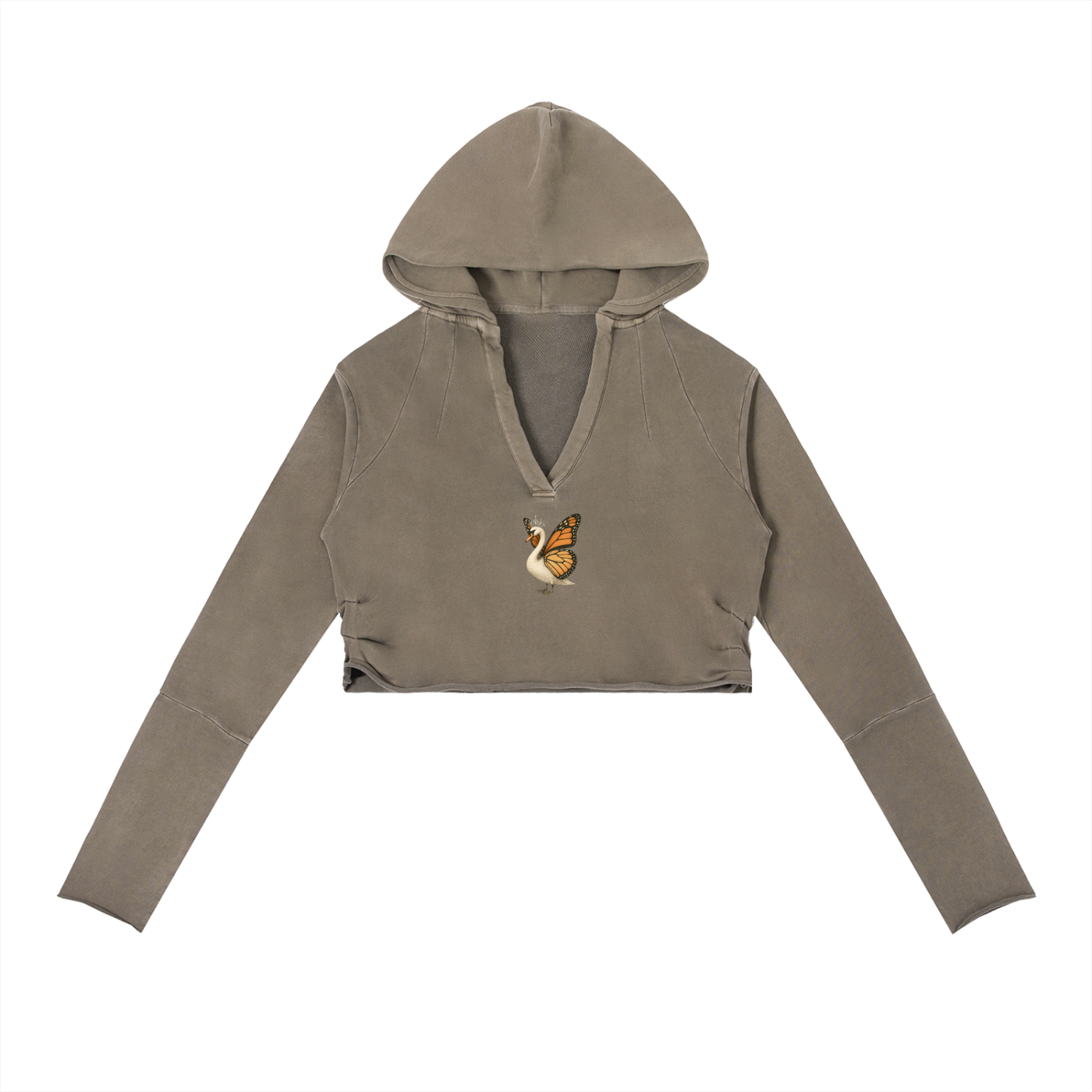 Butter Swan Vintage Raw Edge Hoodie
