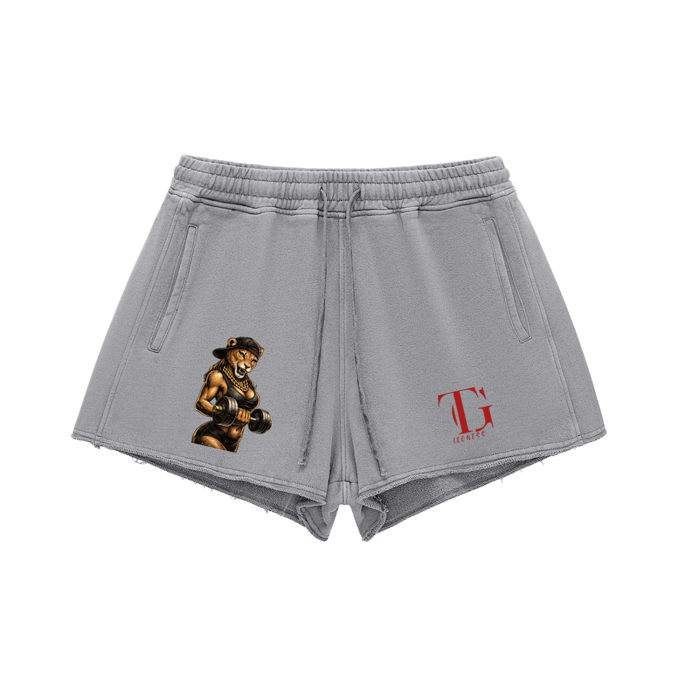 T.G.Lion Drawstring Shorts