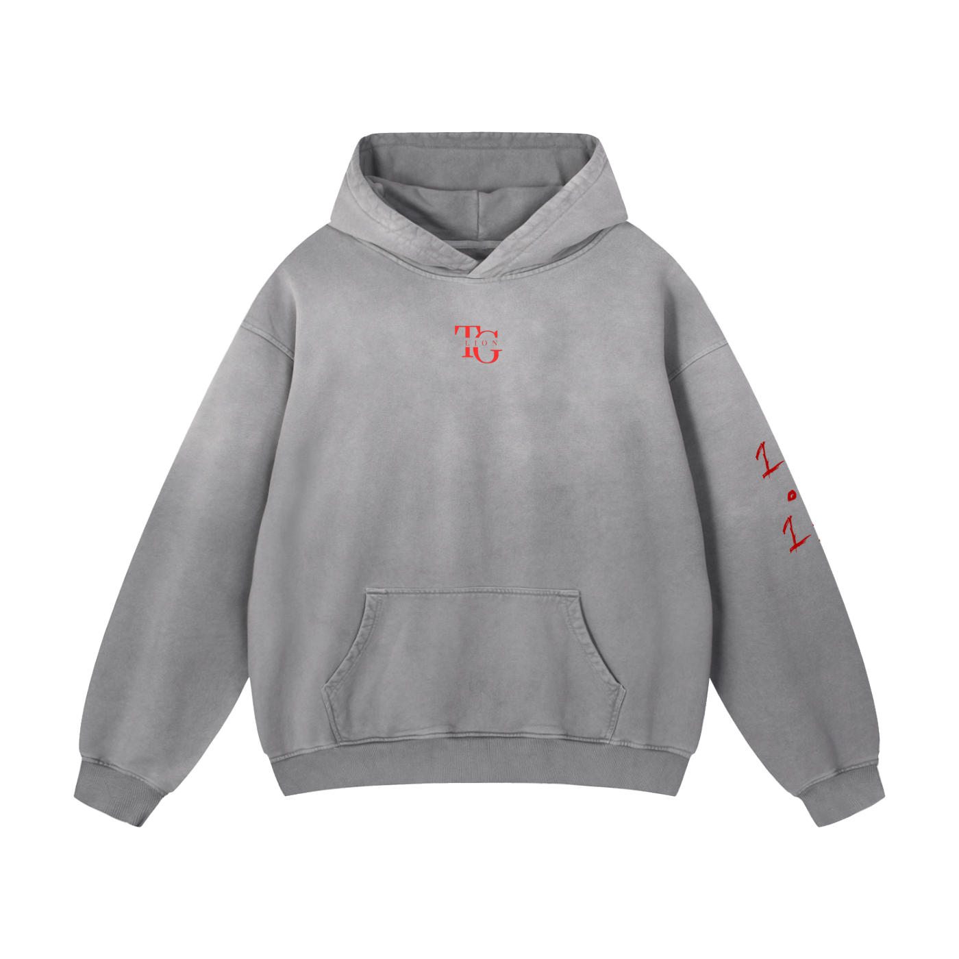 T.G. Lion Sun fade Oversized Hoodie