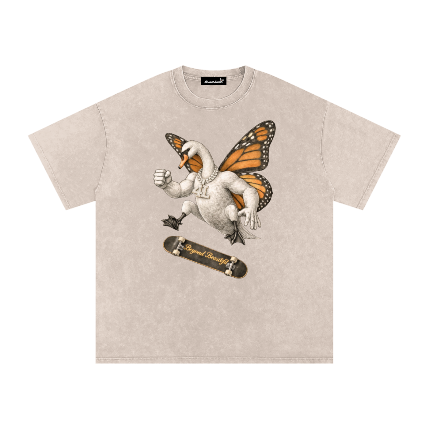 ButterSwan 'Skater' Cotton T-Shirt