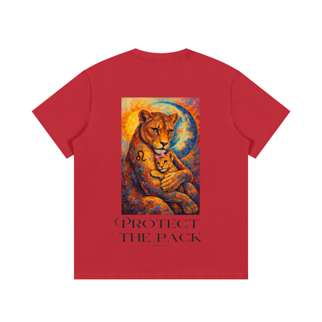24/7 Mom T.G.Lion Cotton T-Shirt