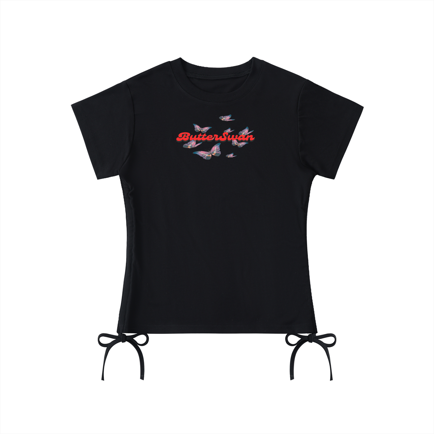 Butter swan Drawstring T-Shirt