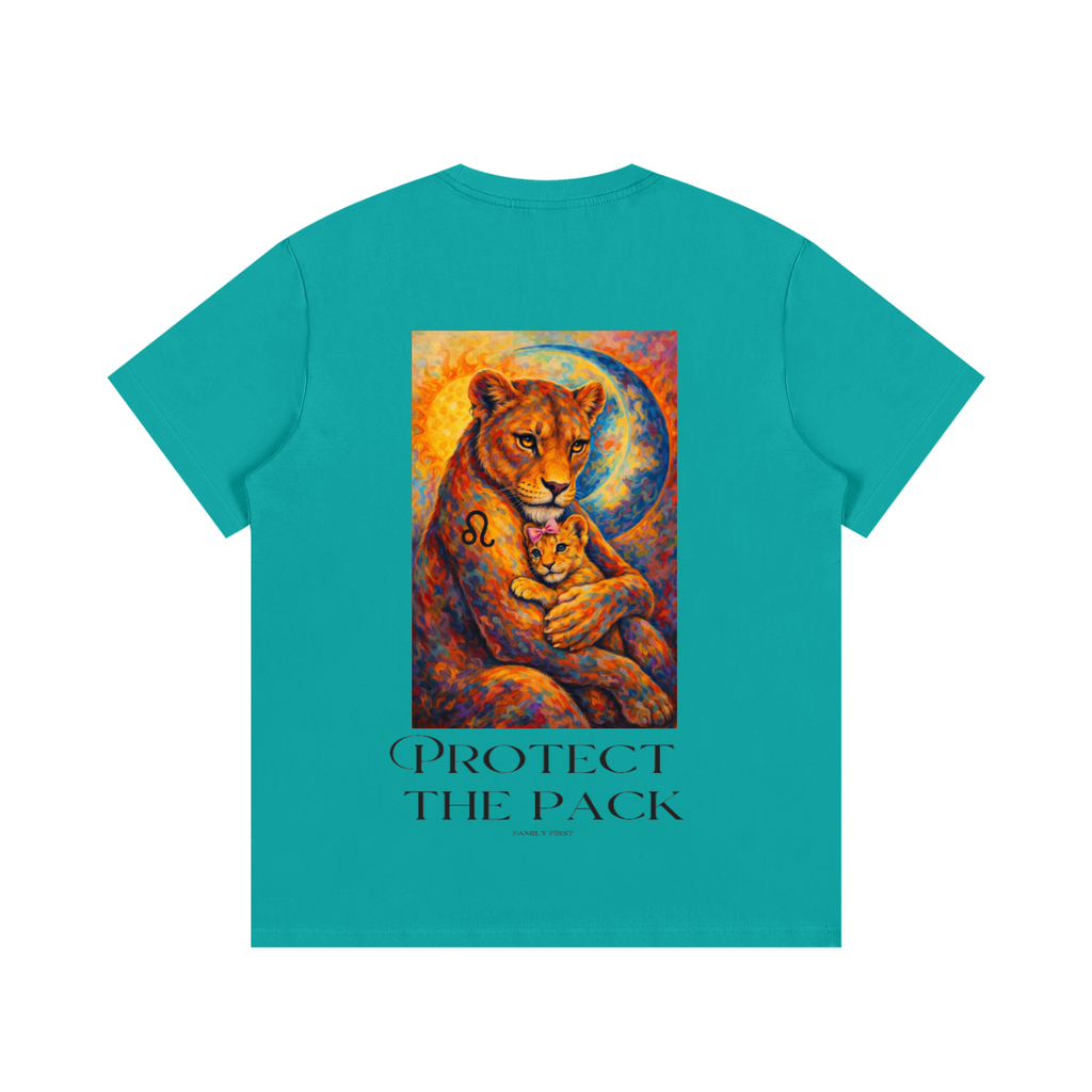 24/7 Mom T.G.Lion Cotton T-Shirt