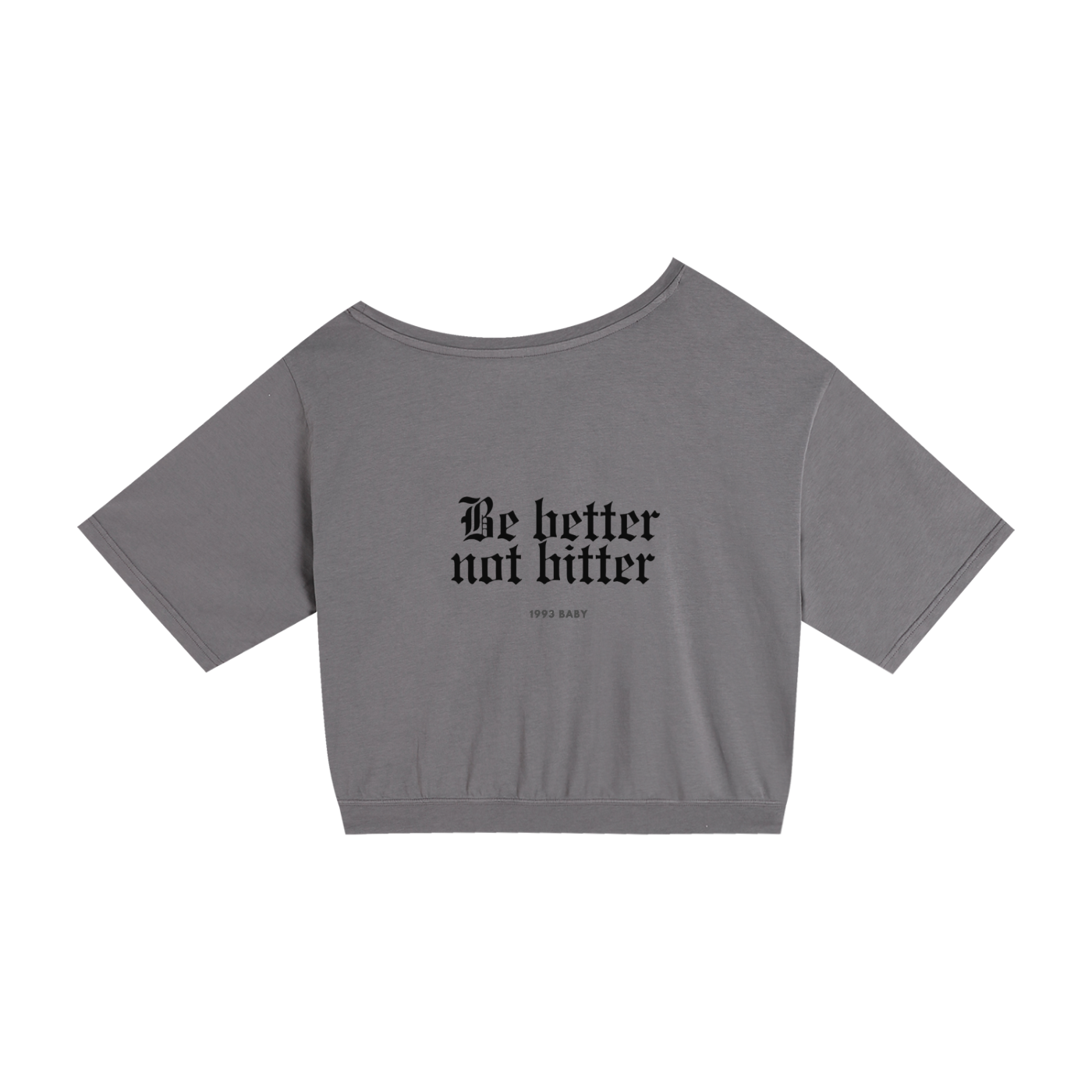 T.G.Lion Asymmetric Shoulder Oversized T-Shirt
