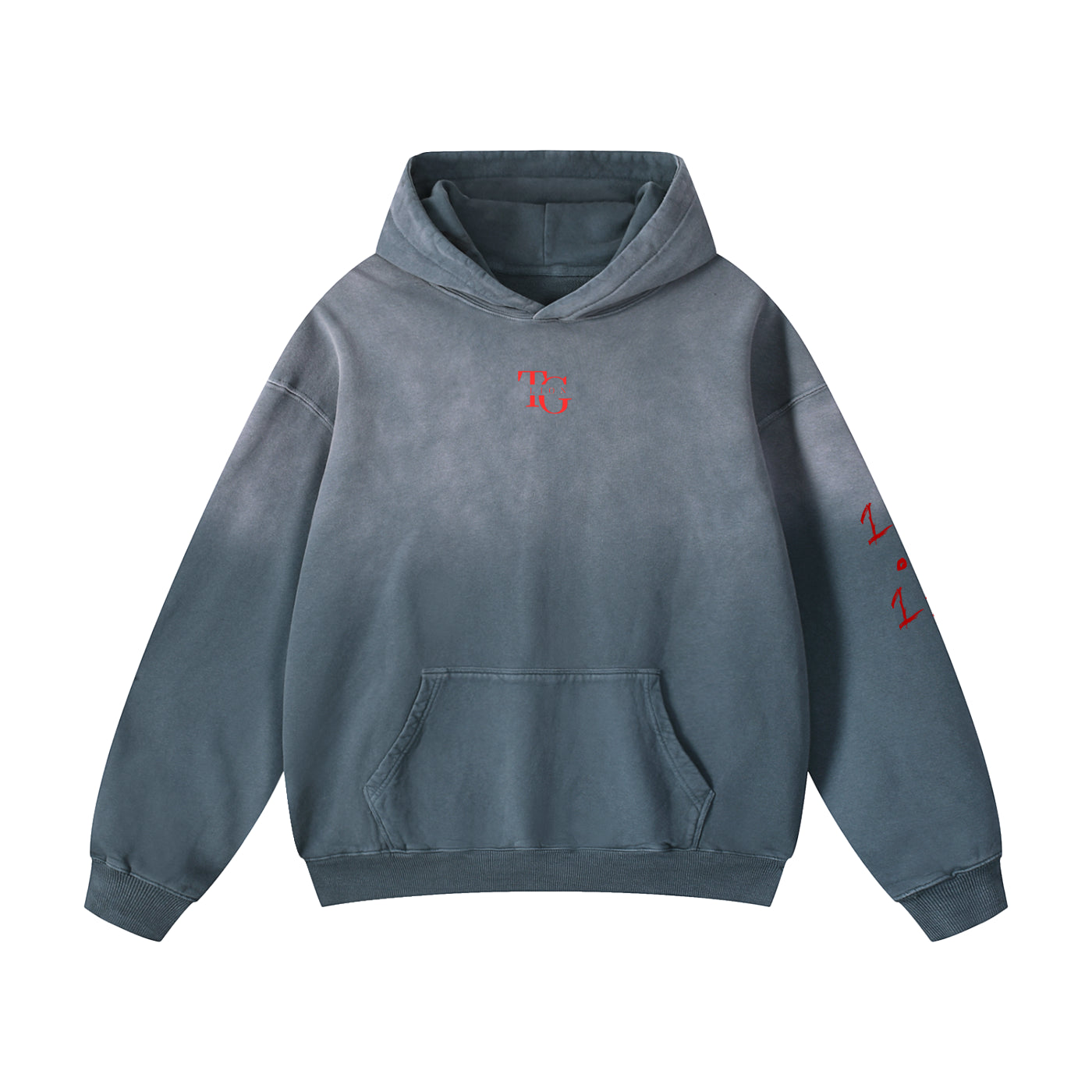 T.G. Lion Sun fade Oversized Hoodie