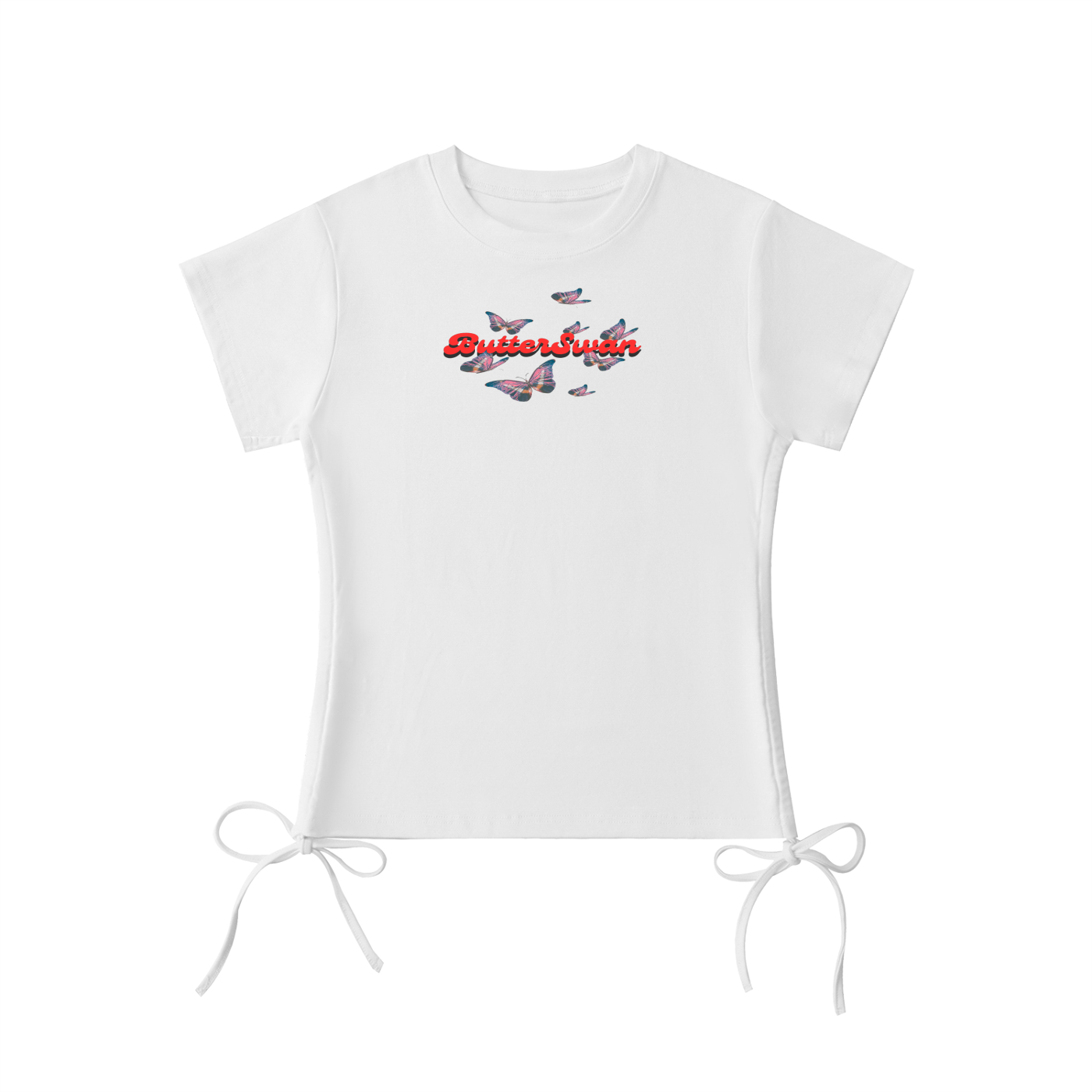 Butter swan Drawstring T-Shirt