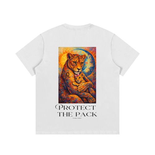 24/7 Mom T.G.Lion Cotton T-Shirt