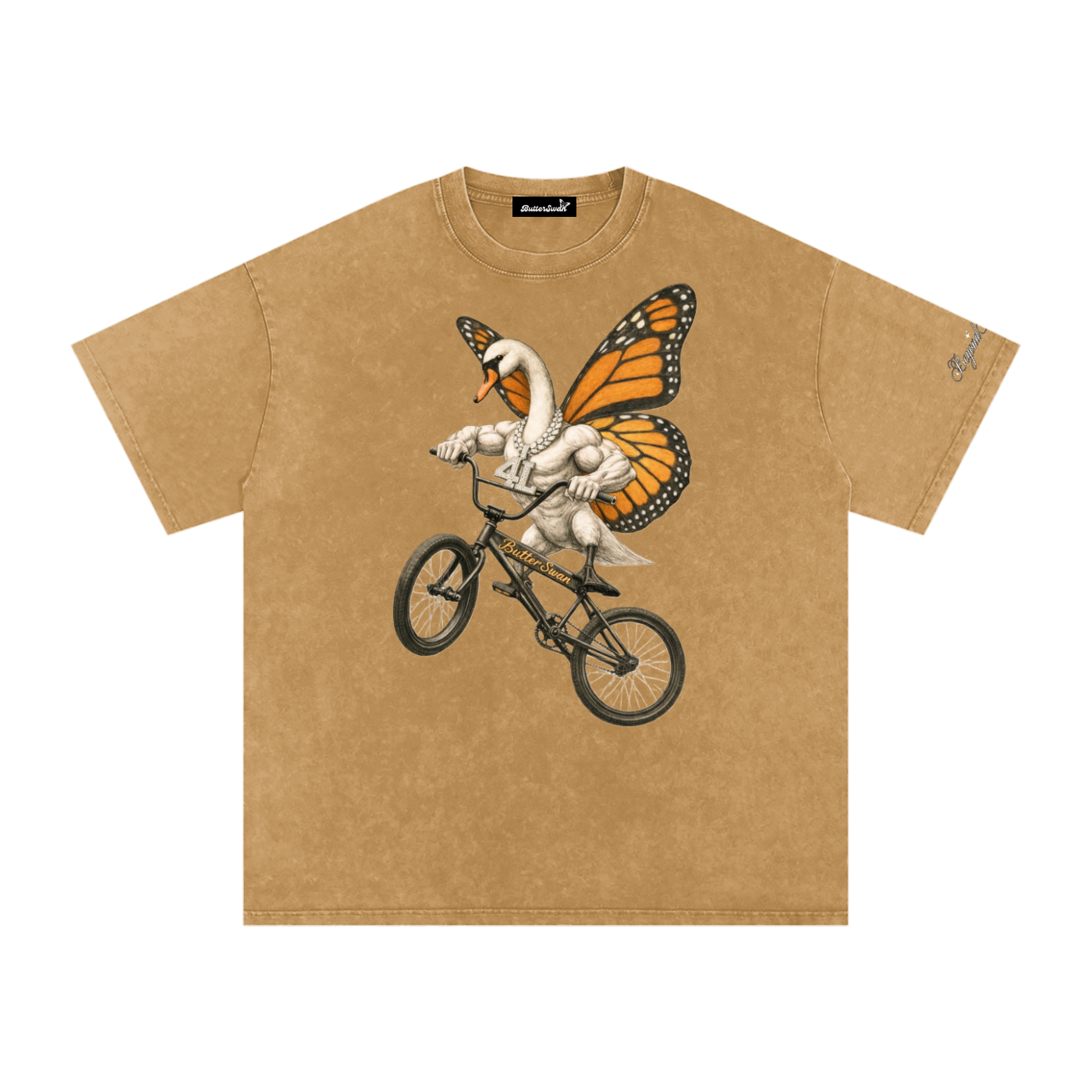 ButterSwan 'biker' Snow Washed T-Shirt