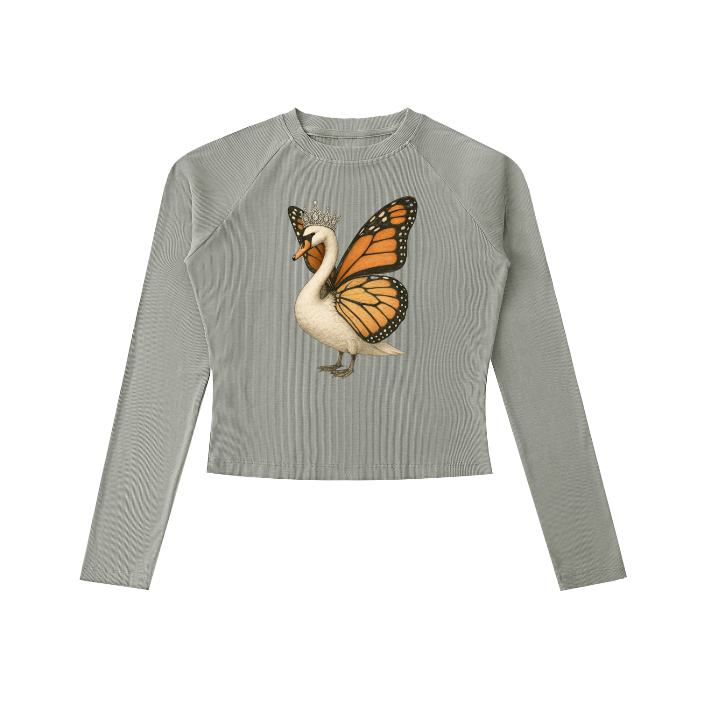 ButterSwan Raglan Long Sleeve Slim T-Shirt