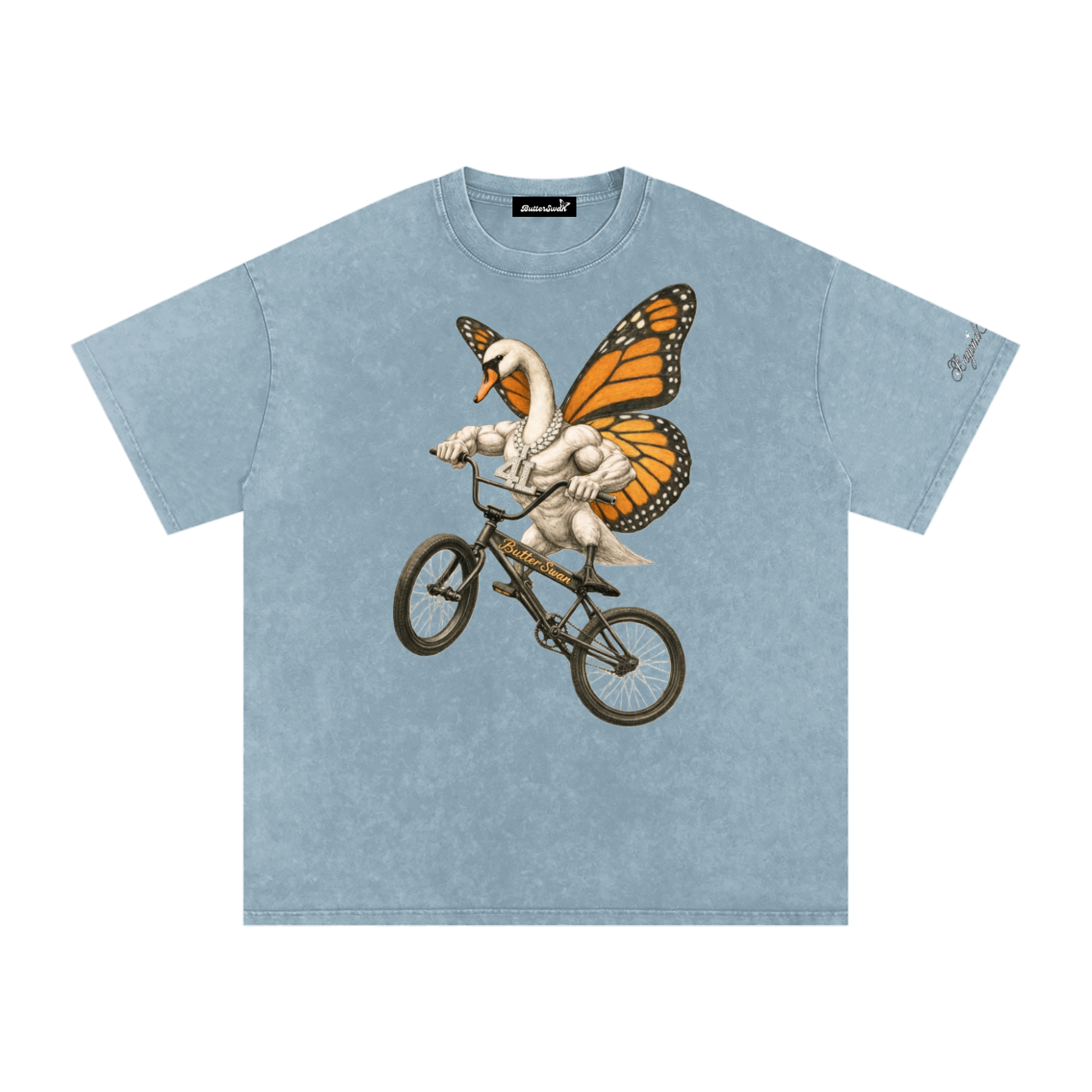 ButterSwan 'biker' Snow Washed T-Shirt
