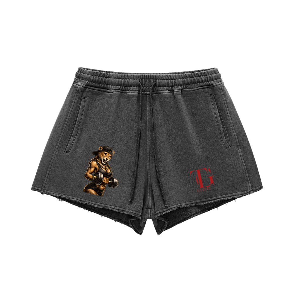 T.G.Lion Drawstring Shorts