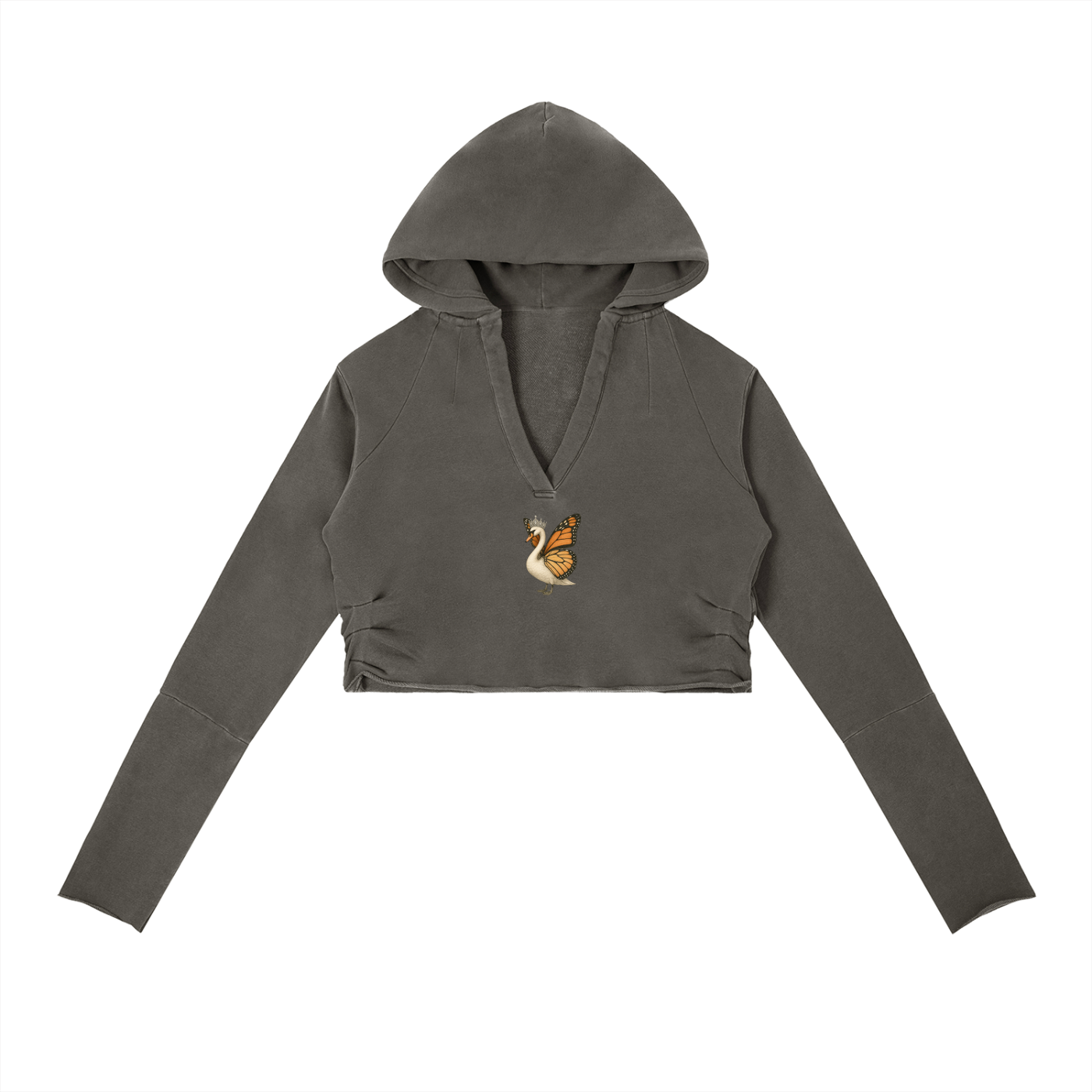 Butter Swan Vintage Raw Edge Hoodie