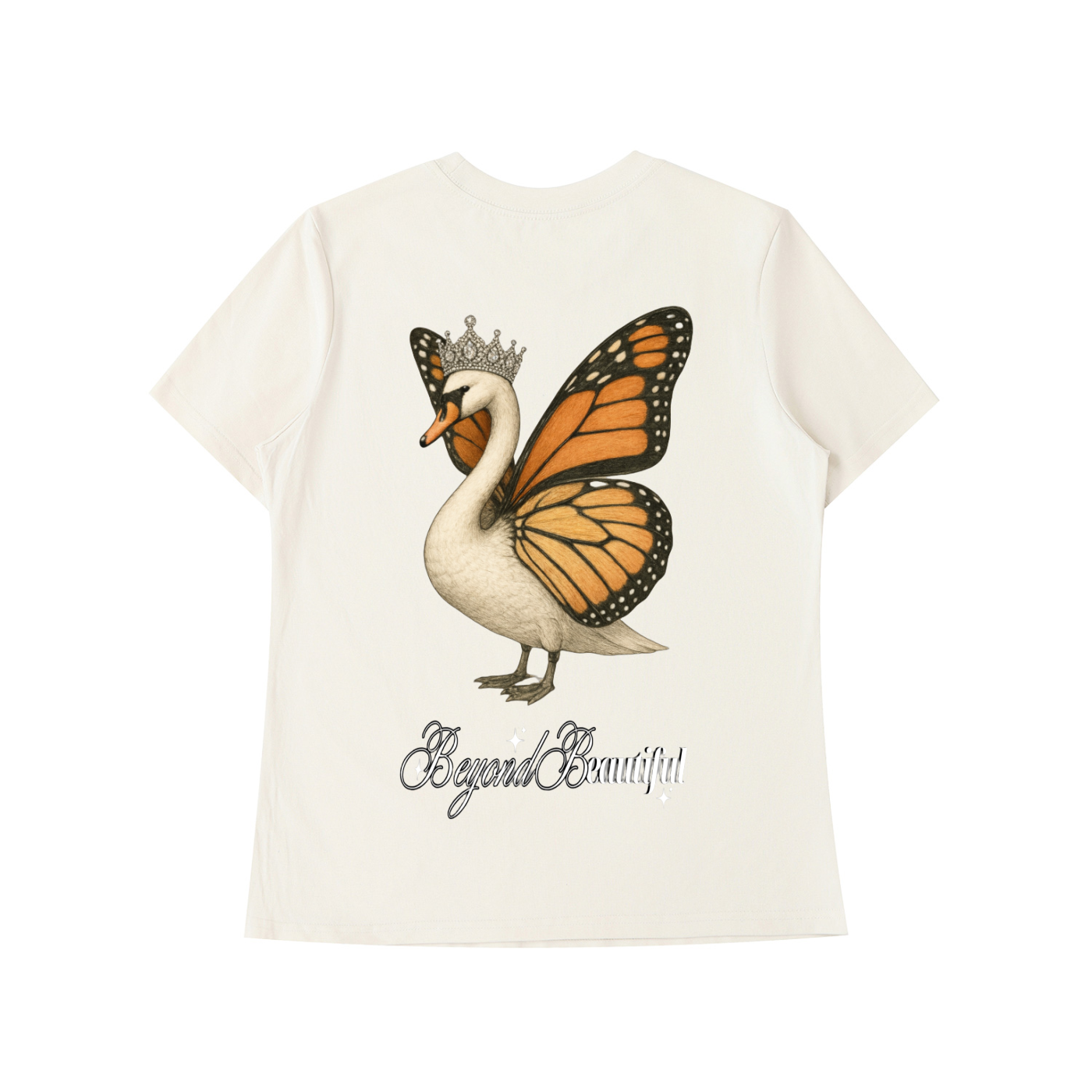 Butterswan beyond beautiful Queen T-Shirt