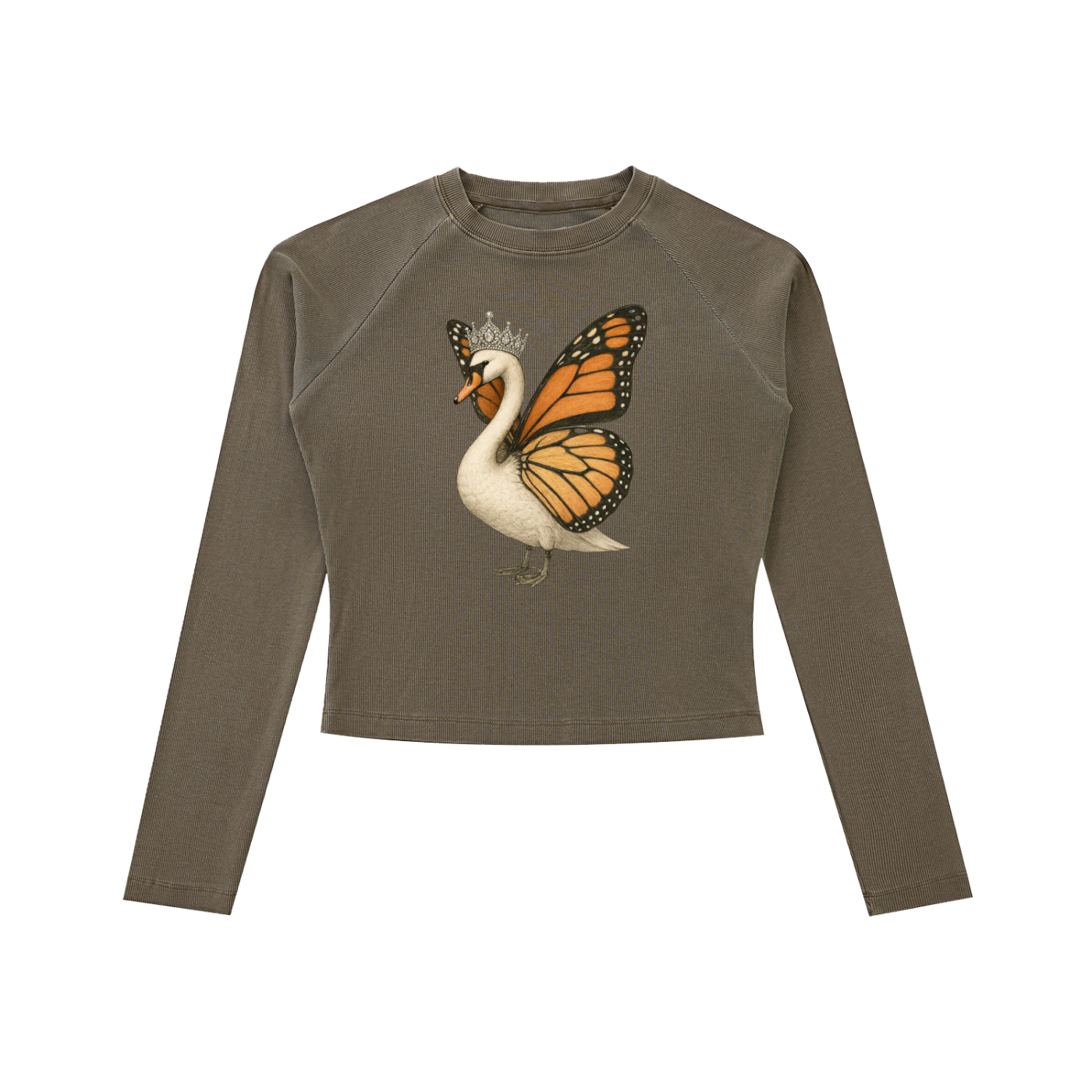 ButterSwan Raglan Long Sleeve Slim T-Shirt
