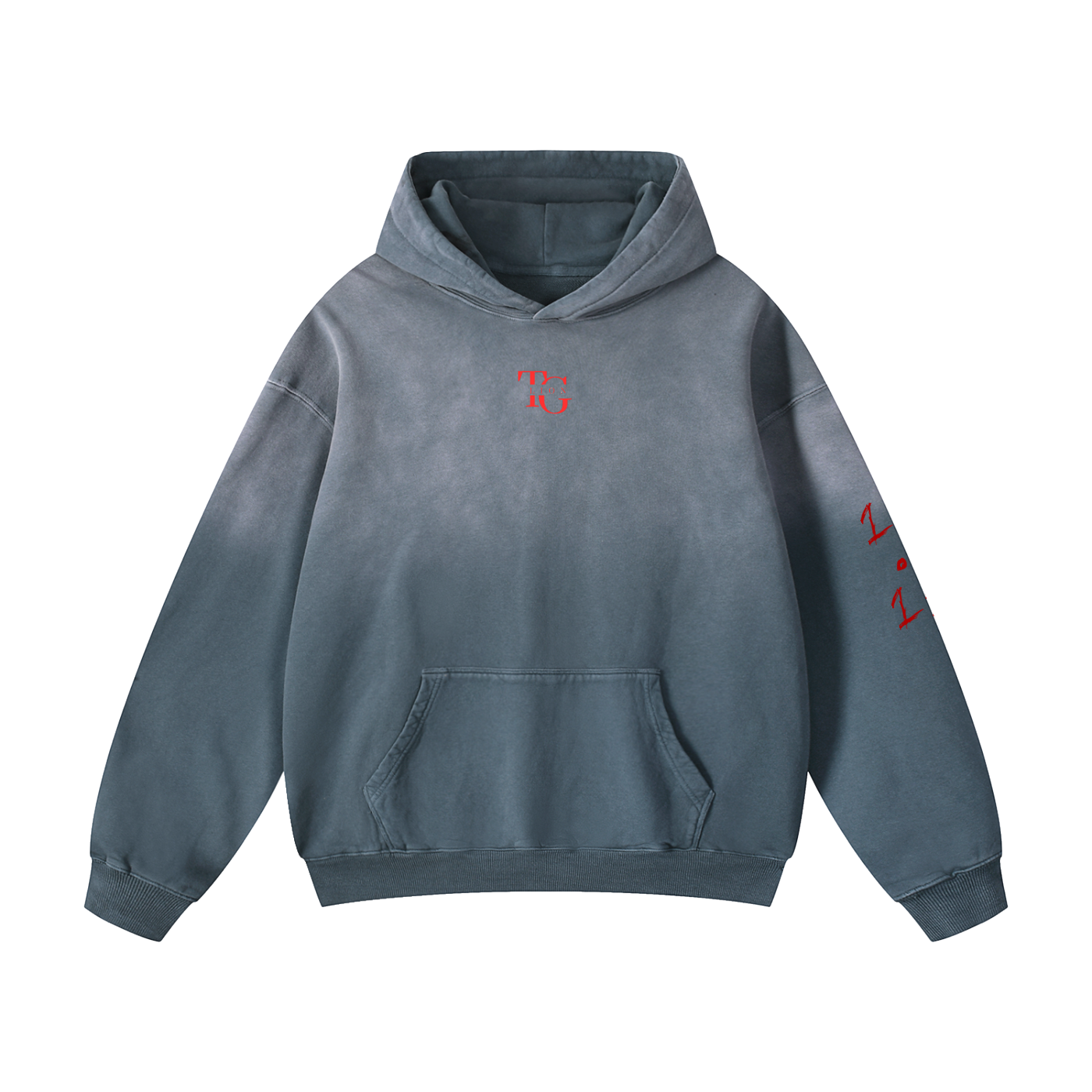 T.G. Lion Sun fade Oversized Hoodie