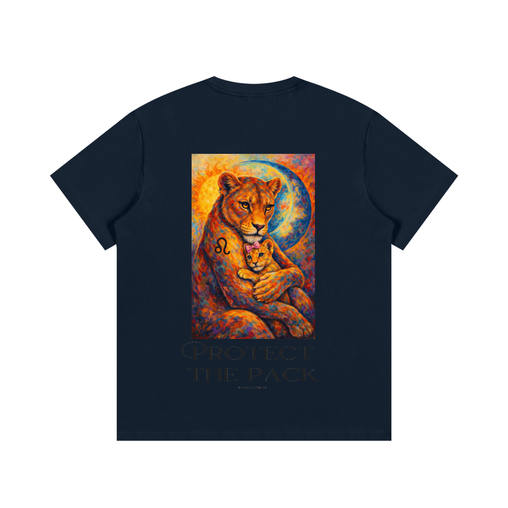 24/7 Mom T.G.Lion Cotton T-Shirt