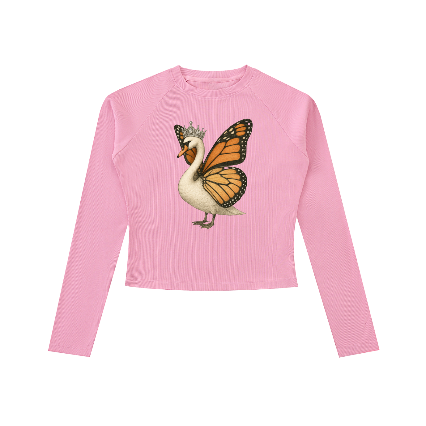ButterSwan Raglan Long Sleeve Slim T-Shirt