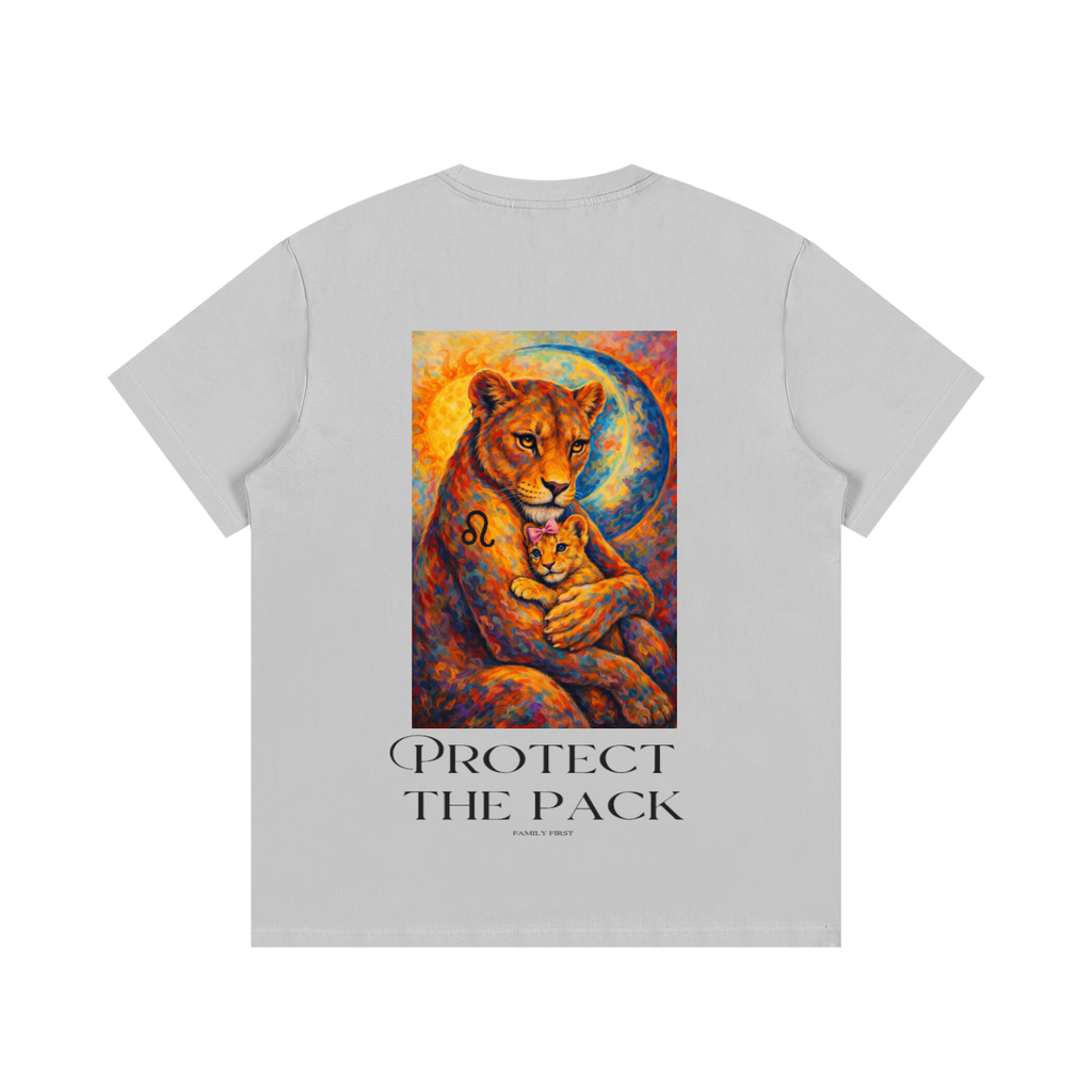 24/7 Mom T.G.Lion Cotton T-Shirt