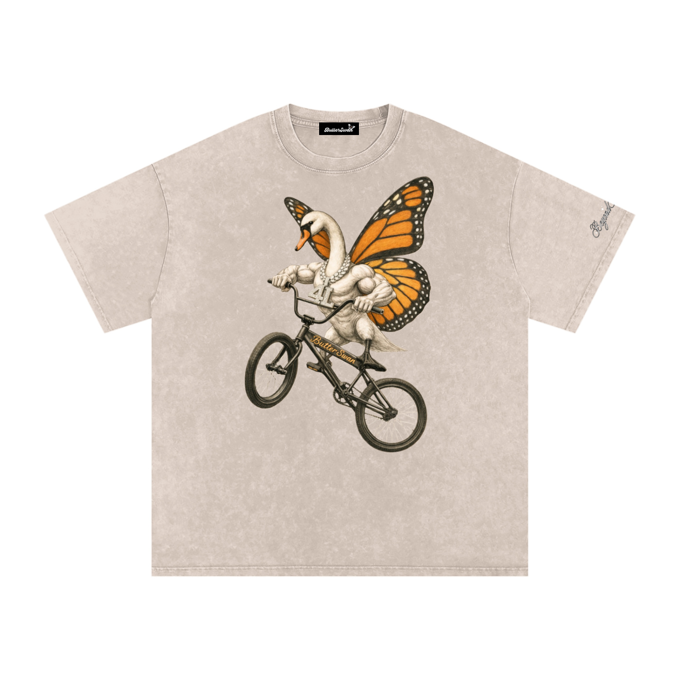ButterSwan 'biker' Snow Washed T-Shirt