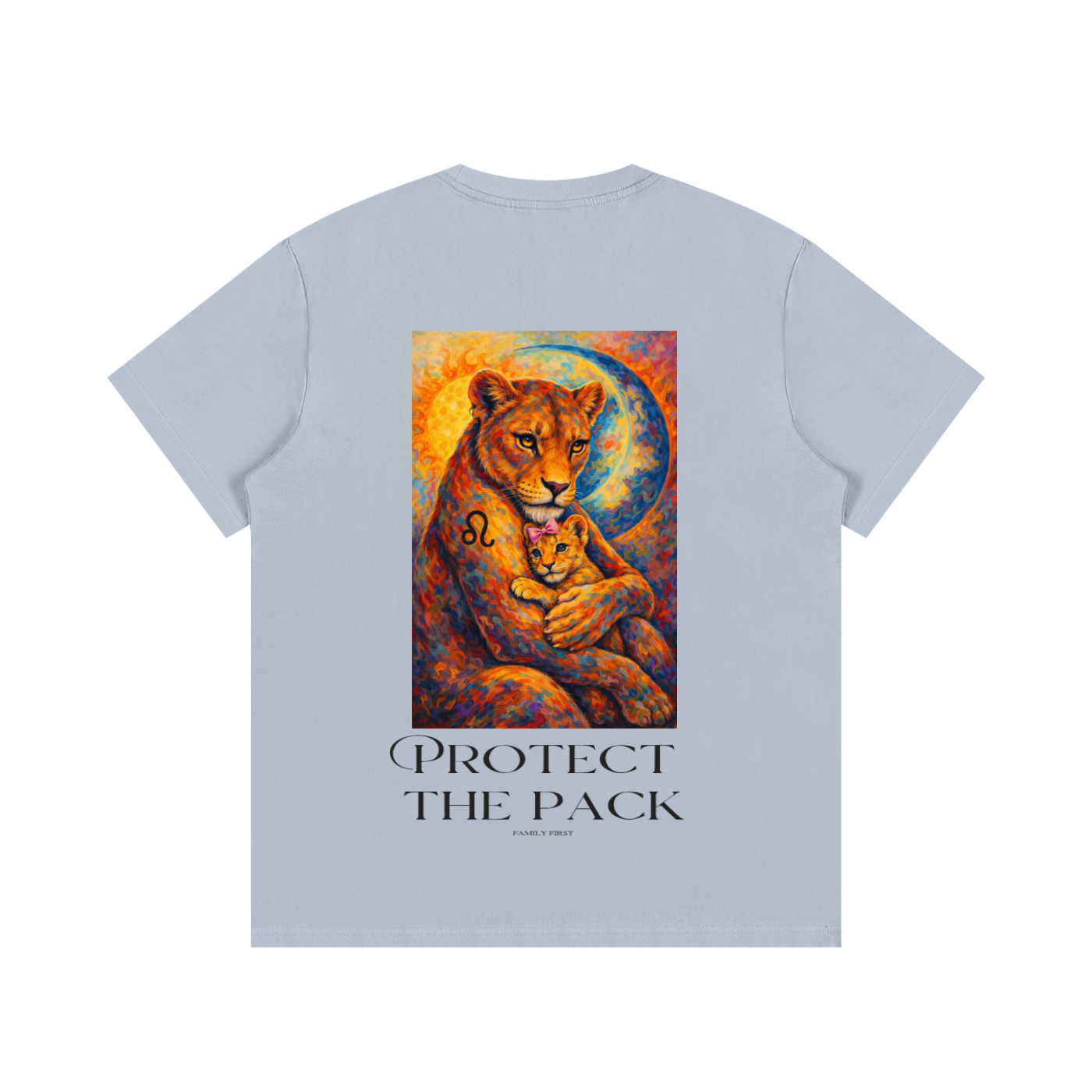 24/7 Mom T.G.Lion Cotton T-Shirt
