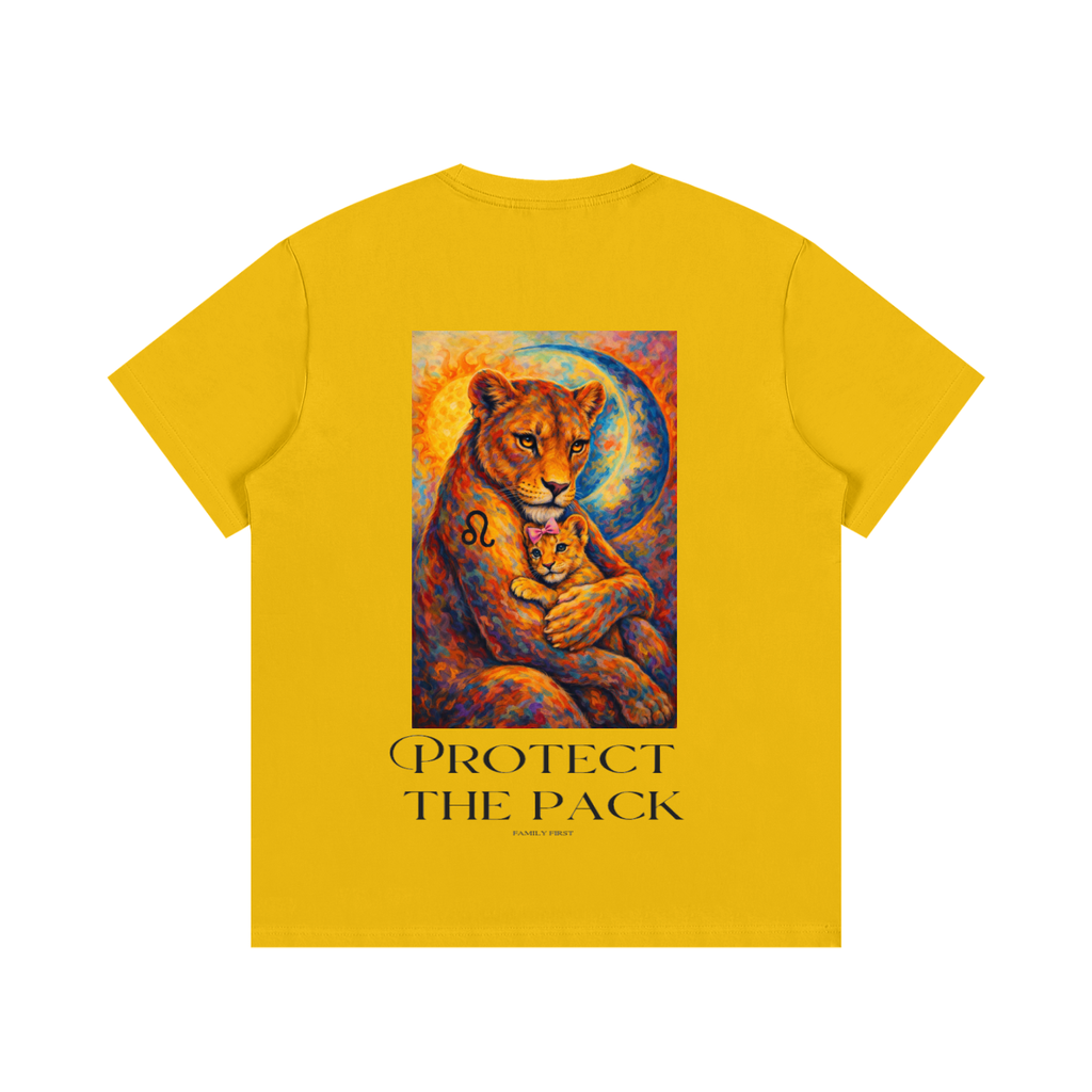 24/7 Mom T.G.Lion Cotton T-Shirt