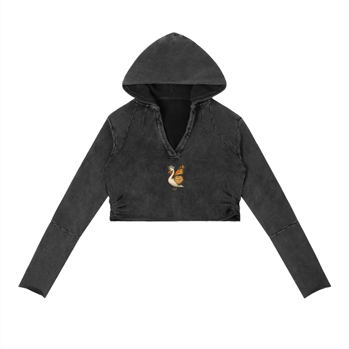 Butter Swan Vintage Raw Edge Hoodie