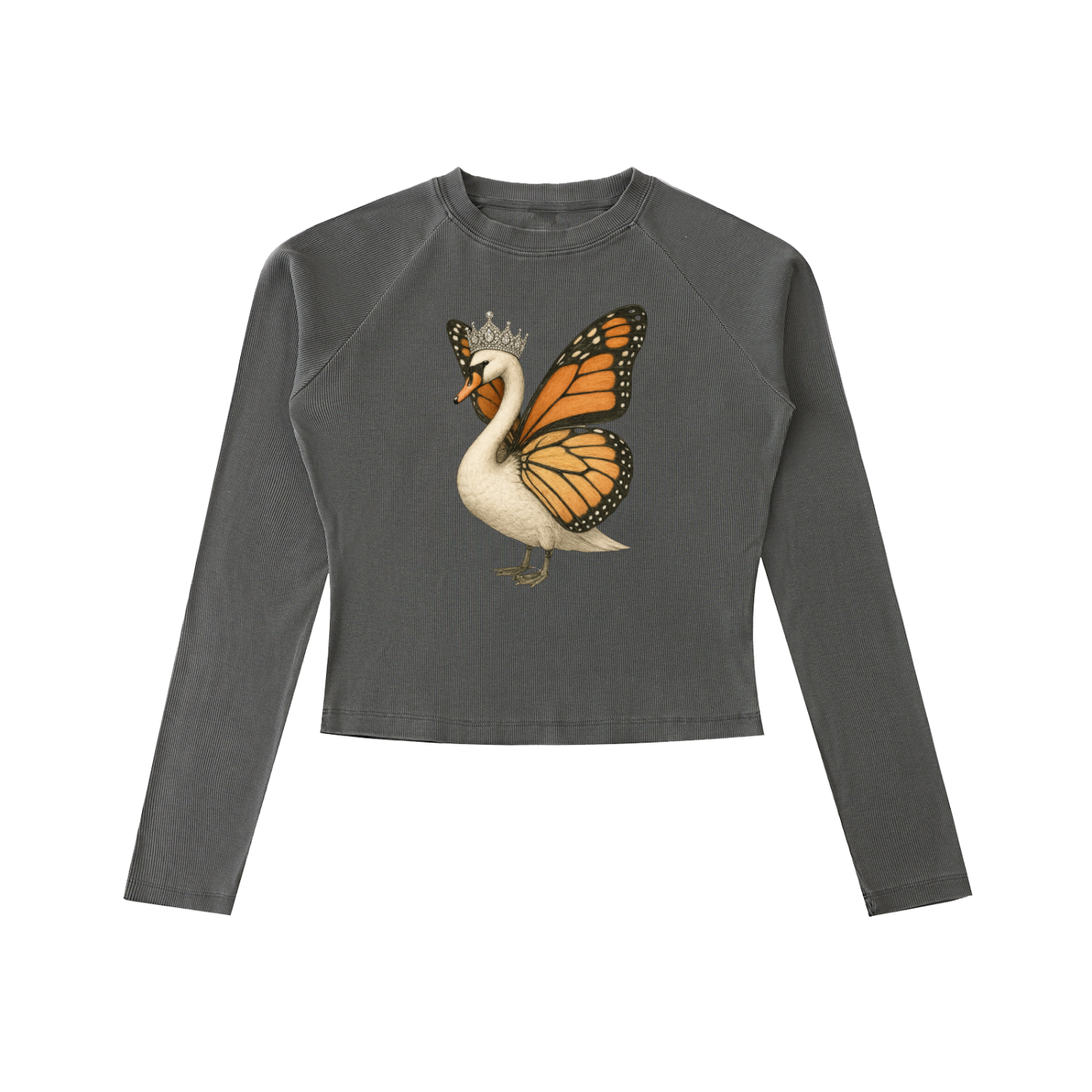 ButterSwan Raglan Long Sleeve Slim T-Shirt