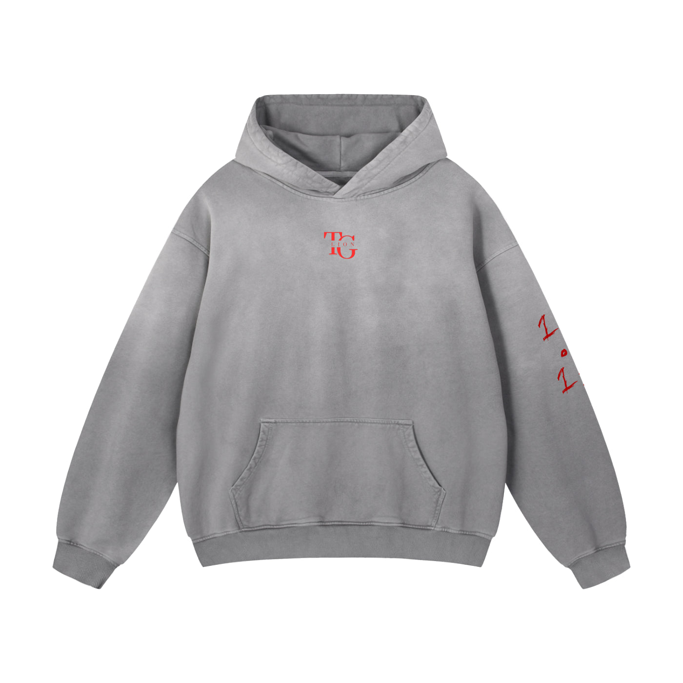 T.G. Lion Sun fade Oversized Hoodie