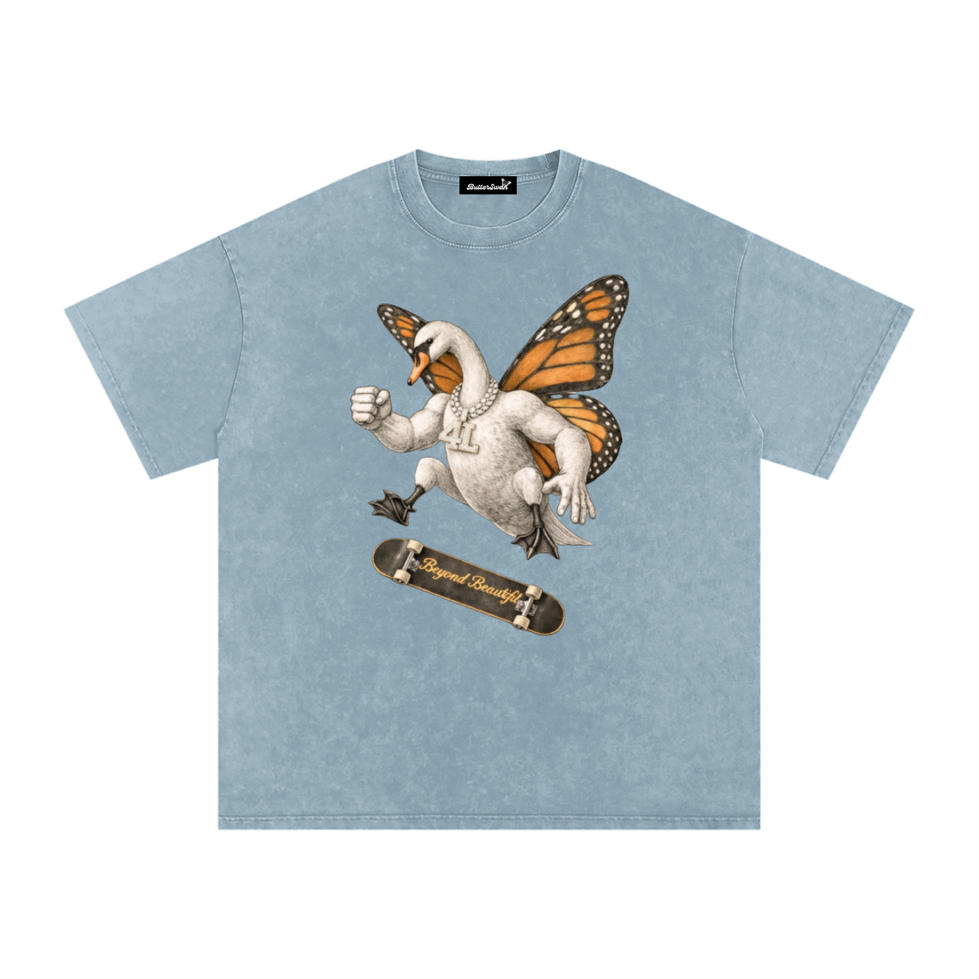 ButterSwan 'Skater' Cotton T-Shirt