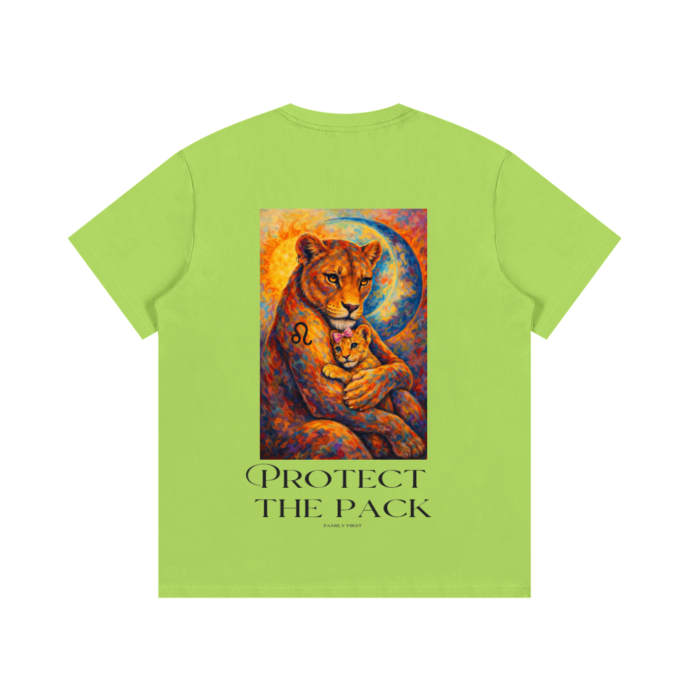 24/7 Mom T.G.Lion Cotton T-Shirt