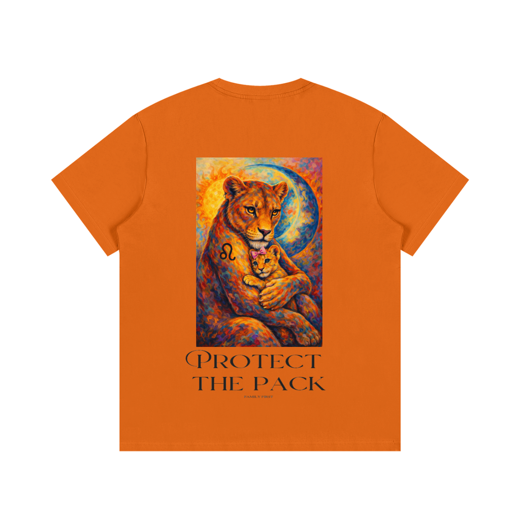 24/7 Mom T.G.Lion Cotton T-Shirt
