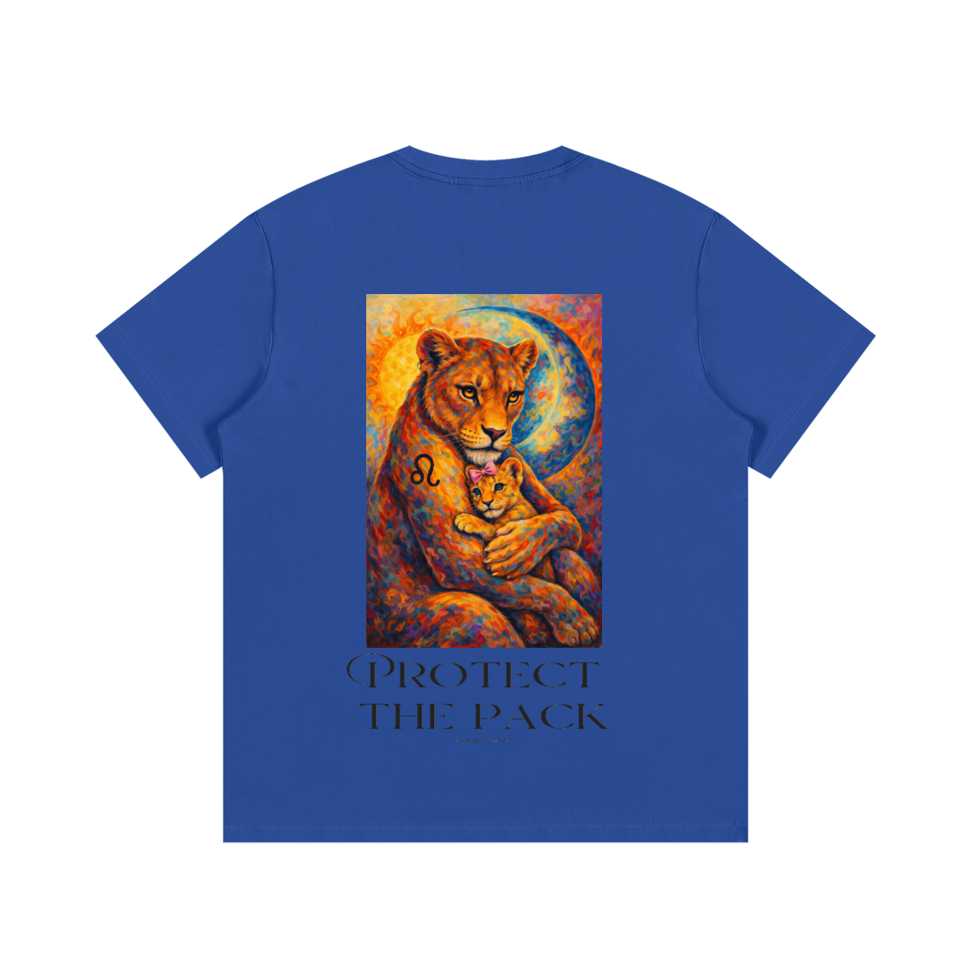 24/7 Mom T.G.Lion Cotton T-Shirt