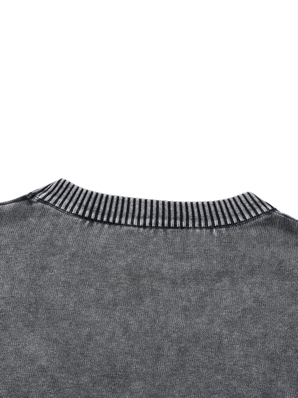 T.G.Lion Mineral Wash Oversized Sweater